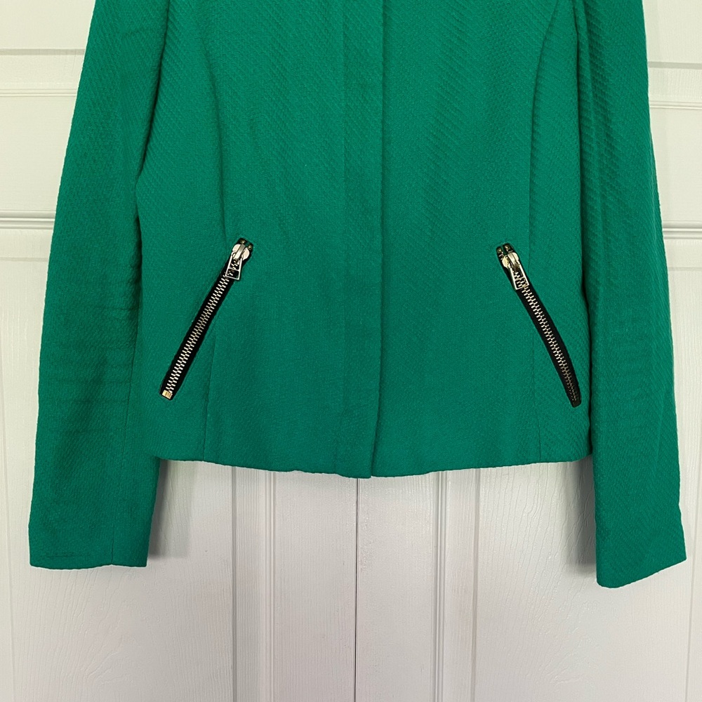 {Mng By Mango} Blazer Jacket In Green - Womens Xs - image 5